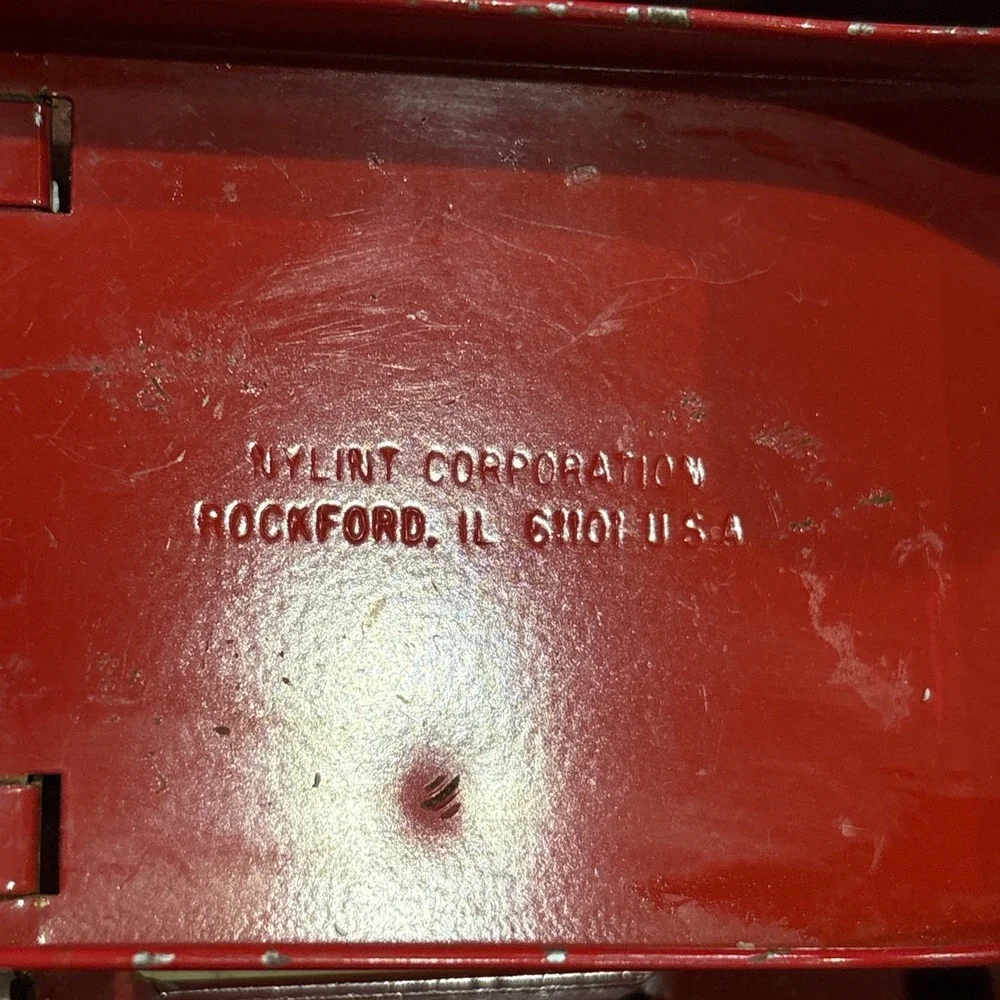 Nylint Fire Department Emergency‎ Response Team Vintage Metal Red Truck